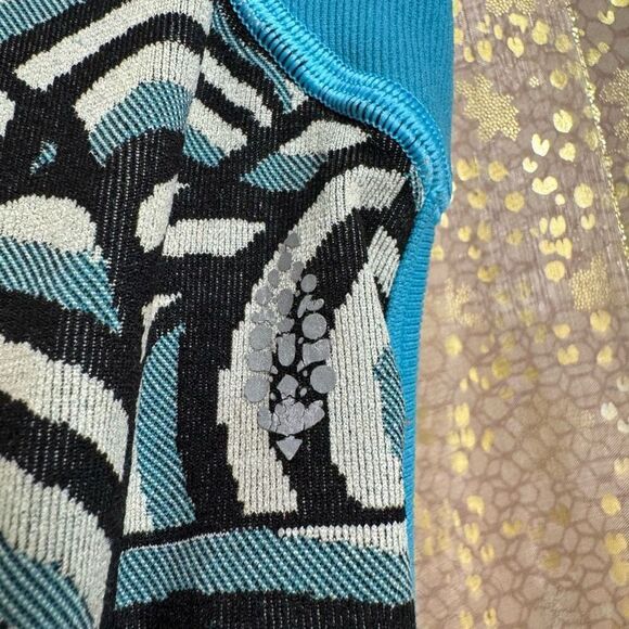 Free People Movement Dip It Low Athletic Beach Booty Shorts Blue M/L - Picture 4 of 9